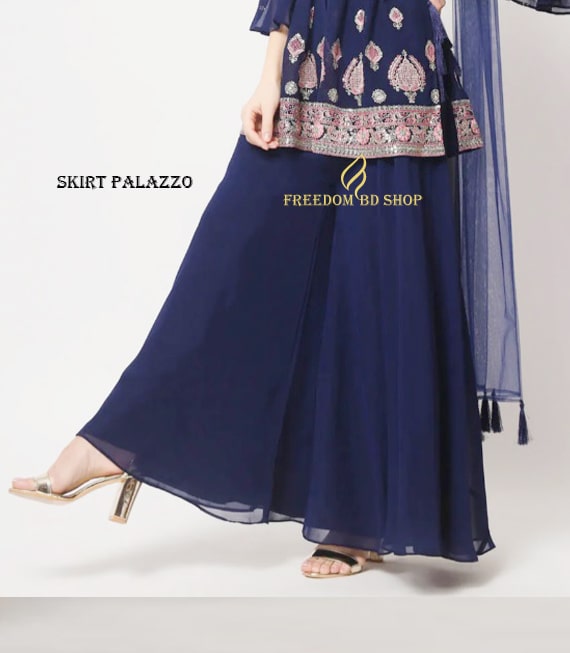 Buy online Pink Polyester Kurta Palazzo Suit Set from ethnic wear for Women  by Aurelia for ₹1299 at 35% off | 2024 Limeroad.com